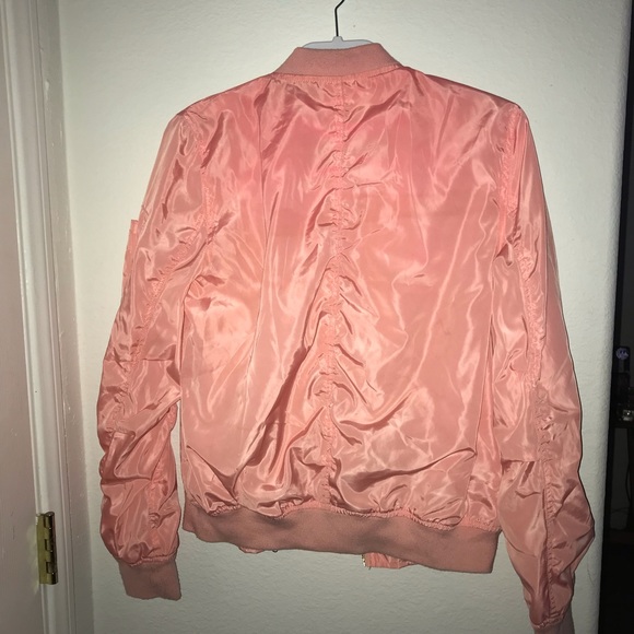 Hot pink bomber jacket - Picture 2 of 2